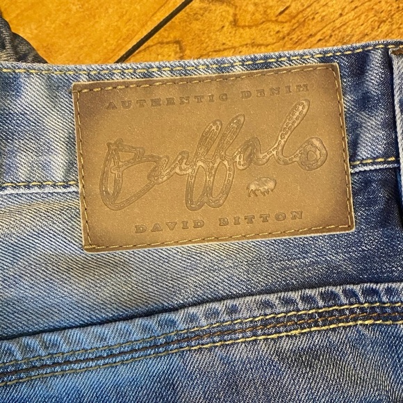 Buffalo David Bitton Light Blue Straight Jeans tall - Picture 5 of 6